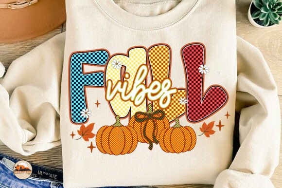 Checkered Fall Vibes Preppy Pumpkin Png Review
