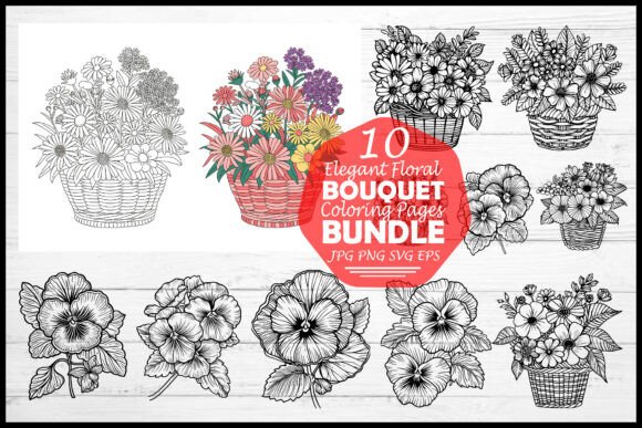 Elegant Floral Bouquet Review for Embroidery