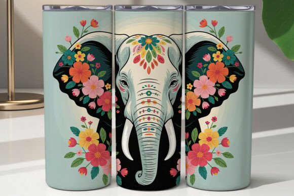 Floral Elephant Tumbler Wrap Review