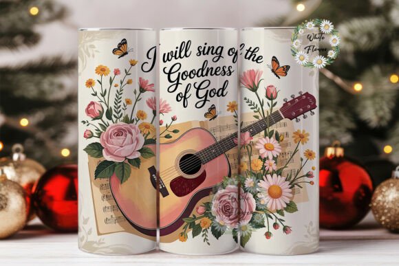 Floral Guitar Music Tumbler Wrap Review
