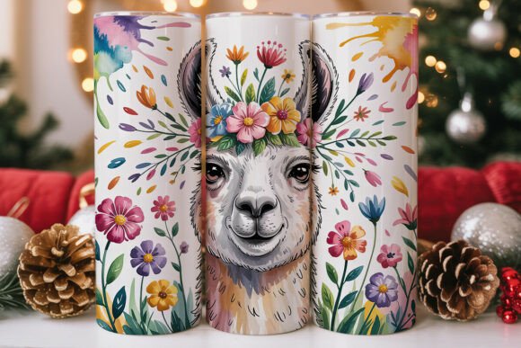Floral Llama 20oz Tumbler Wrap Review