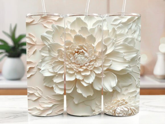 Floral Tumbler Wrap Fall Dahlia Seamless Review