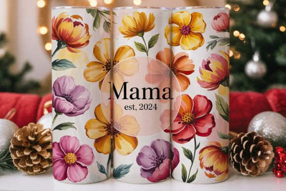 Mama Floral Watercolor Tumbler Wrap Review
