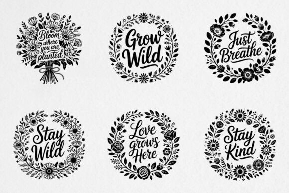 Motivational Floral SVG Bundle Review