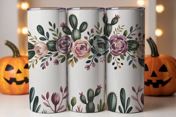 Succulent Cactus Floral Tumbler Wrap Review