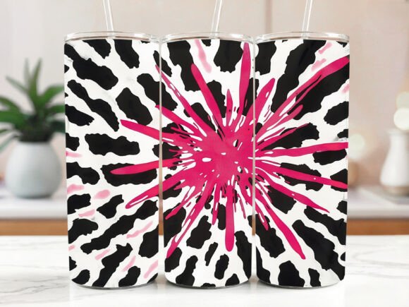 Vintage Floral Tie Dye Tumbler Wrap PNG Review