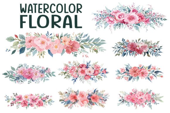 Watercolor Floral Bouquet Set Review